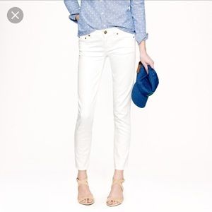 J crew matchstick jeans white cropped like new
